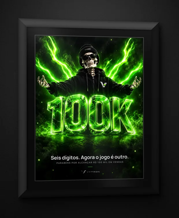 Quadro de premiação R$ 100 mil