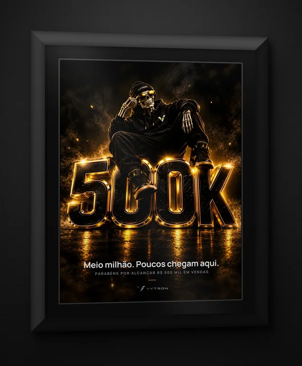 Quadro de premiação R$ 500 mil