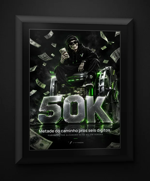 Quadro de premiação R$ 50 mil